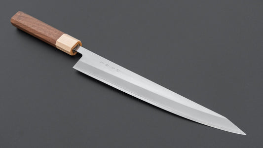 Hitohira TD SLD Migaki Sujihiki 240mm Walnut Handle