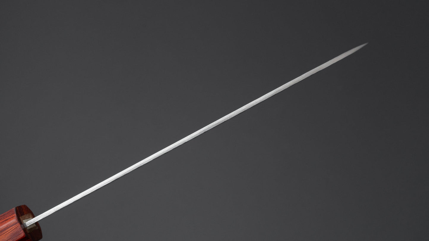 Hitohira Echizen SG2 Tsuchime Santoku 170 mm walnoot handvat