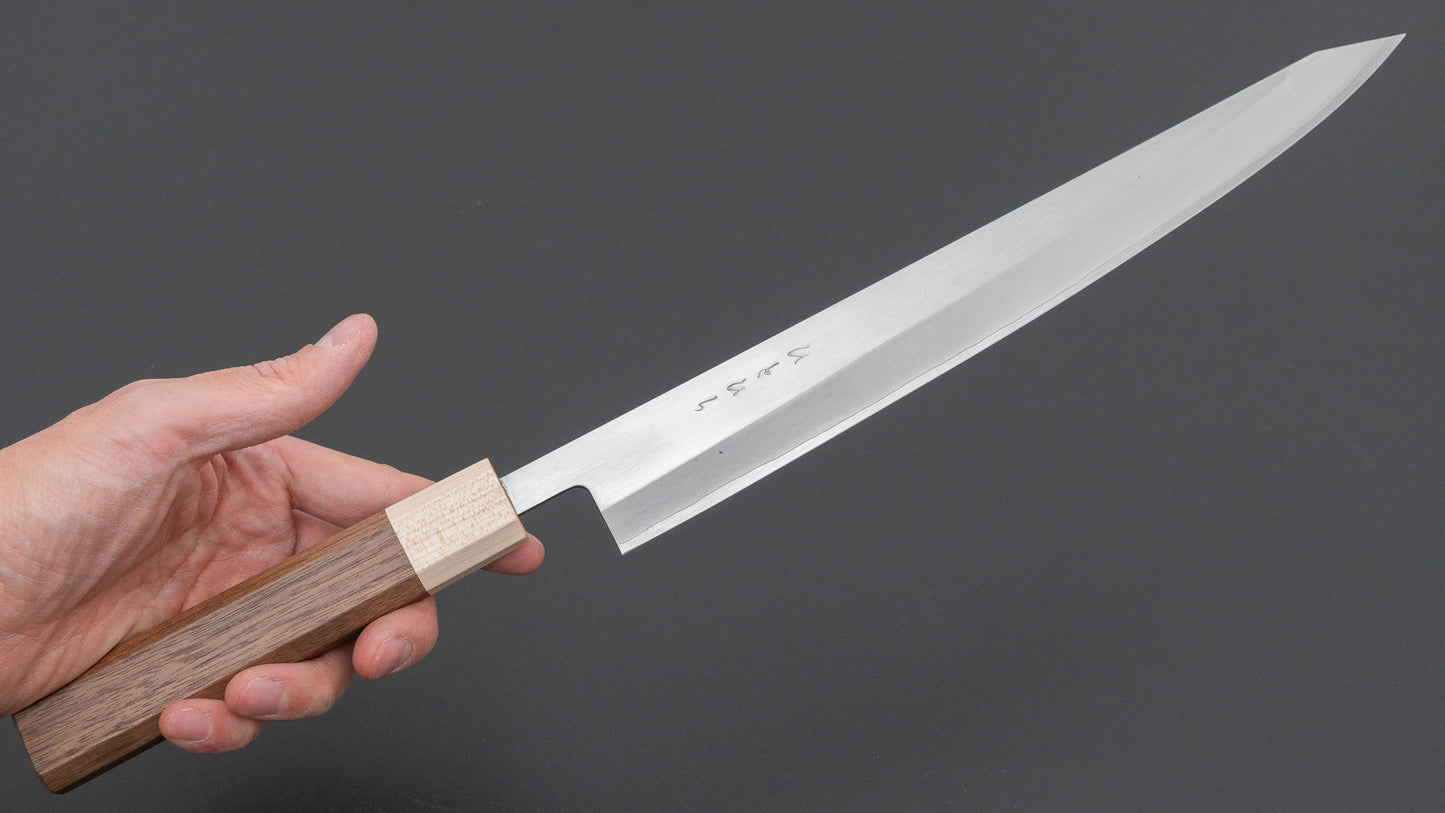 Hitohira TD SLD Migaki Sujihiki 270mm Walnut Handle