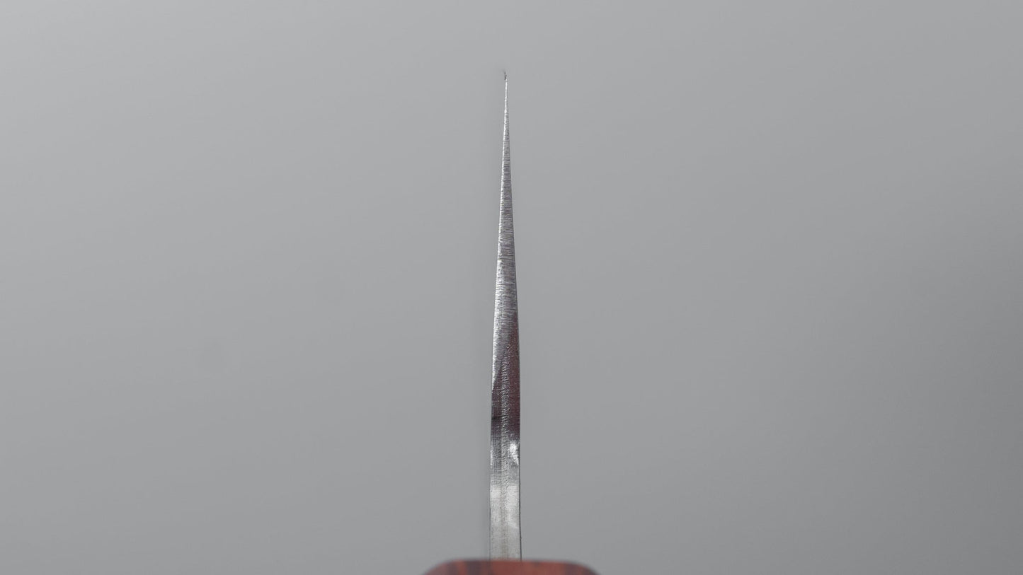 Hitohira Echizen SG2 Tsuchime Santoku 170 mm walnoot handvat