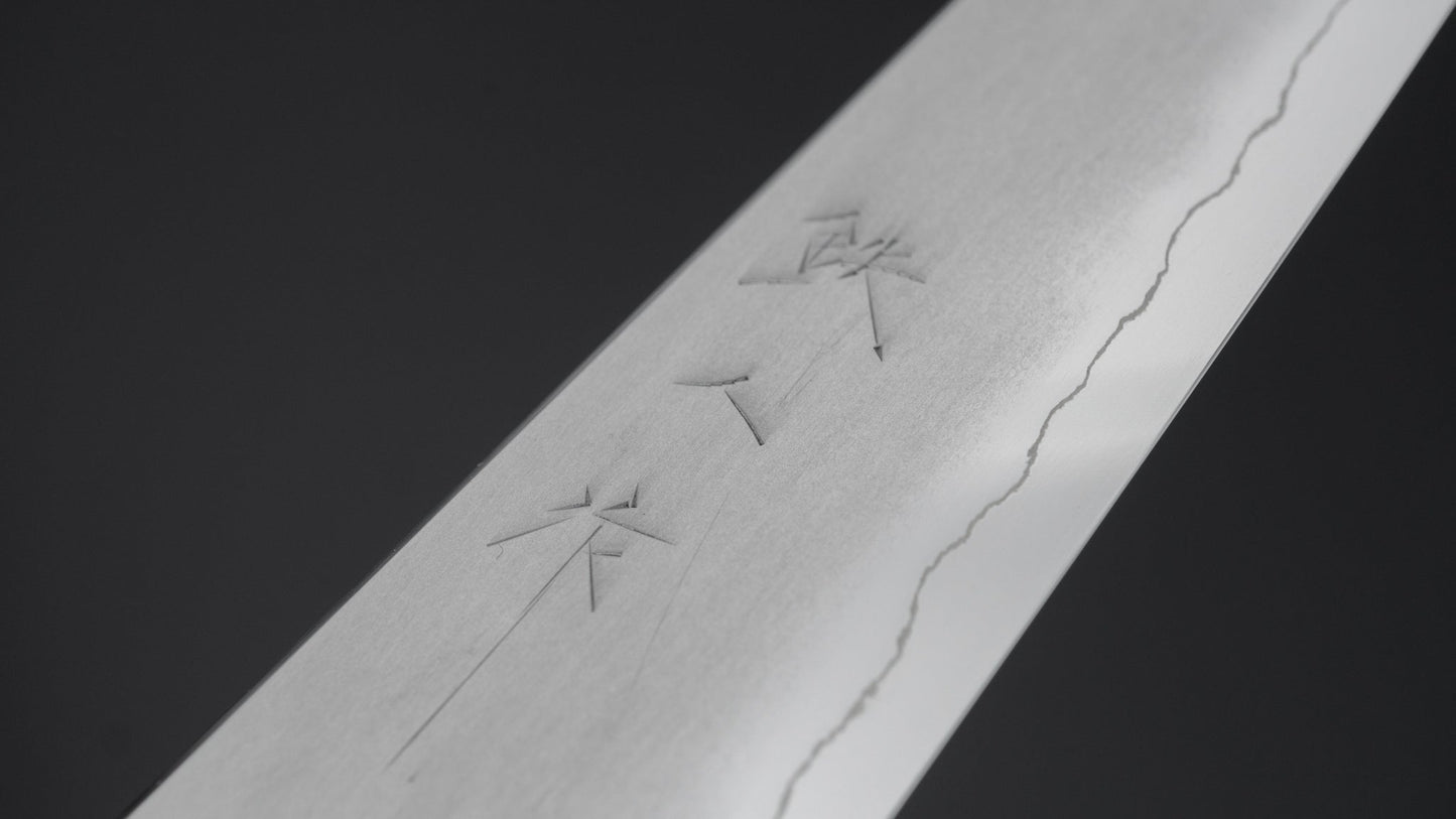 Tetsujin Silver #3 Kasumi Petty 165 mm Yakusugi cederhouten handvat