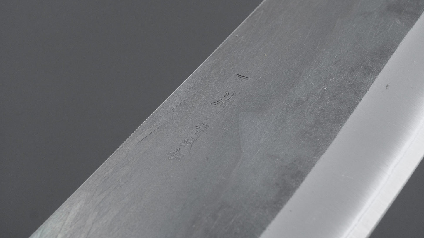 Hitohira TD Blue #2 Stainless Clad Kurouchi Gyuto 240mm Ho Wood Handle