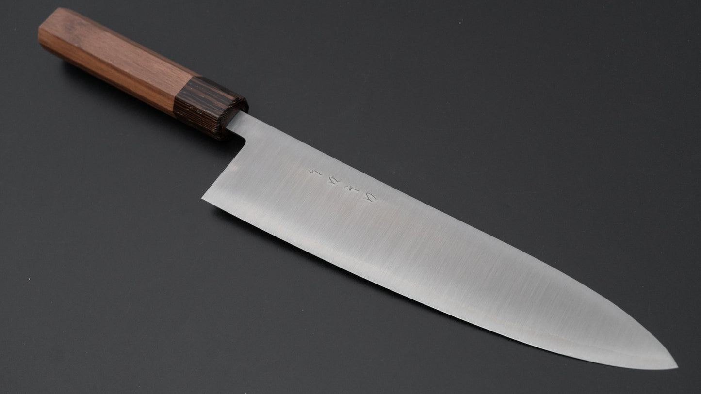 Hitohira SLD Gyuto 210mm Walnut Handle