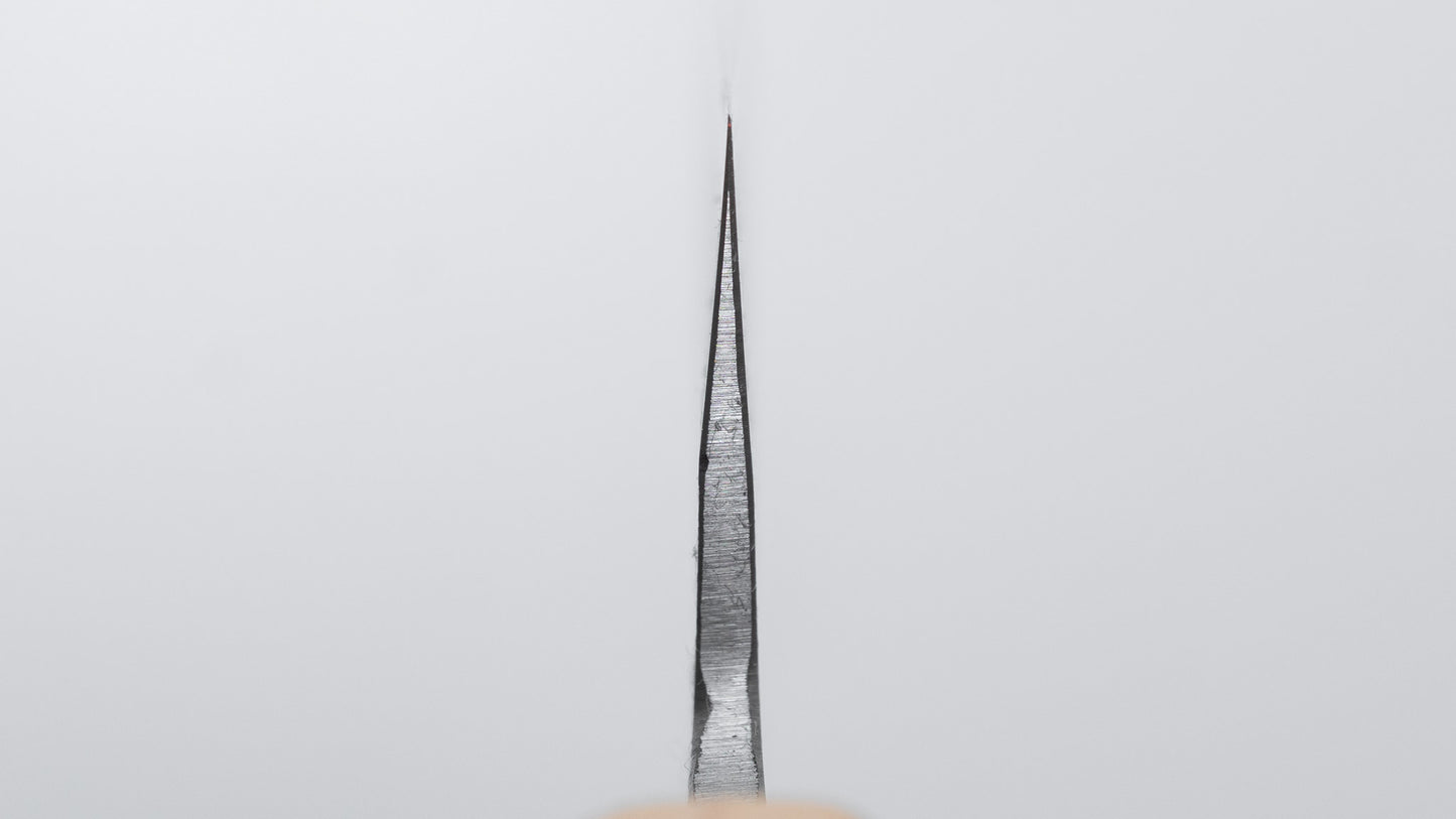 Hitohira TD Blue #2 Stainless Clad Nashiji Sujihiki 270mm Walnut Handle