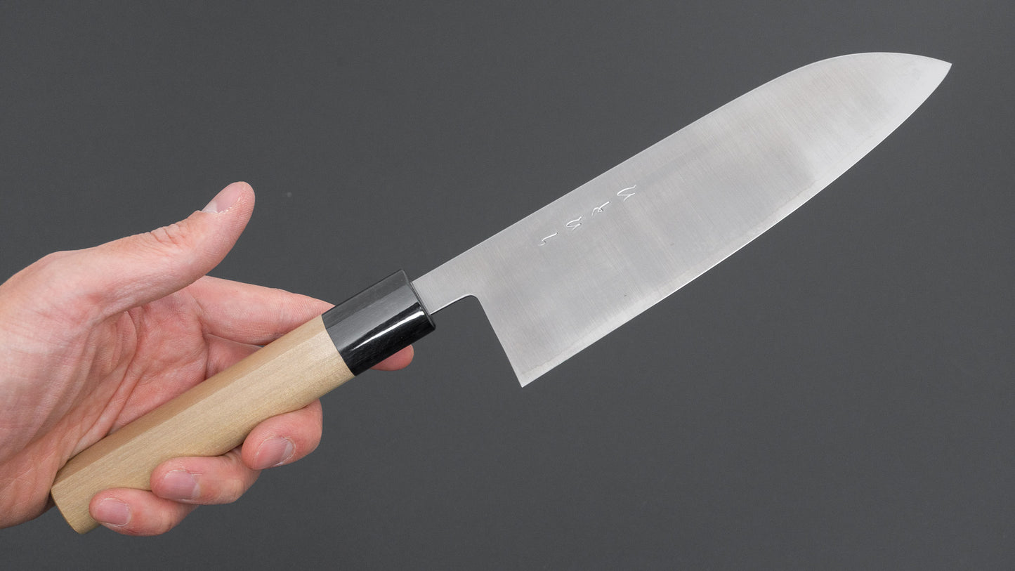 Hitohira SLD Santoku 165mm Ho Wood Handle (D-Shape)