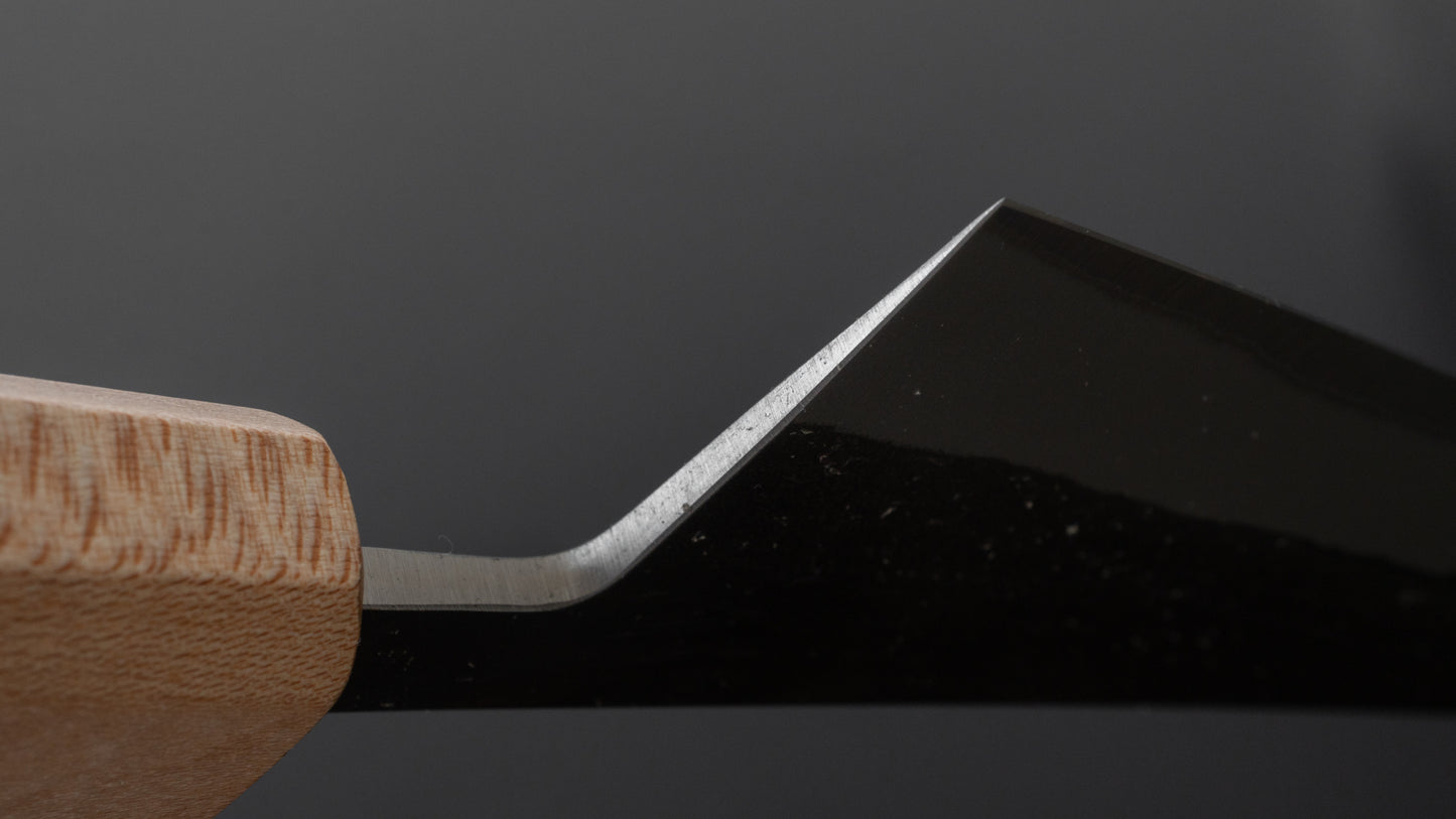 Hitohira TD Blue #2 Stainless Clad Kurouchi Gyuto 210mm Walnut Handle