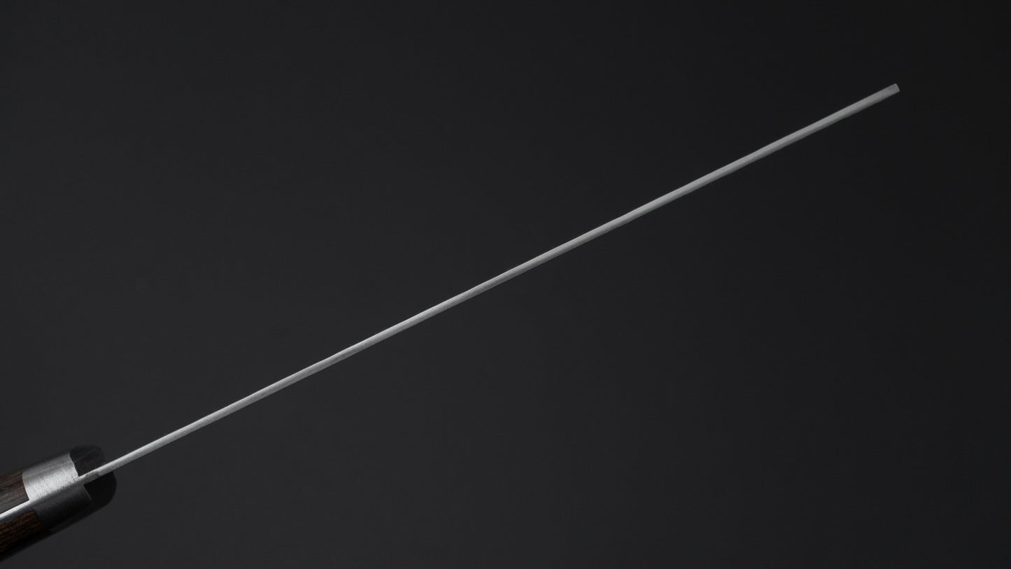 Hitohira NM V10 Tsuchime Damascus Nakiri 165mm Imitation Mahogany Handle