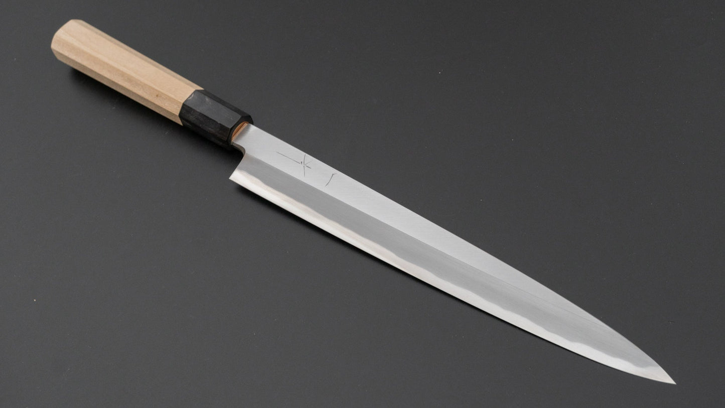 Hitohira Togashi Blue #2 Yanagiba 240mm Ho Wood Handle (Saya)