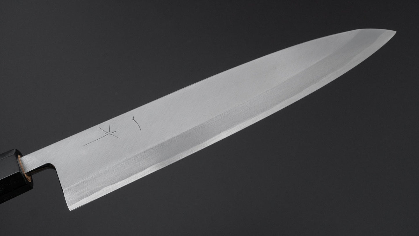 Hitohira Kikuchiyo Manzo Blue #2 Mioroshi Deba 240mm Ho Wood Handle (Saya)