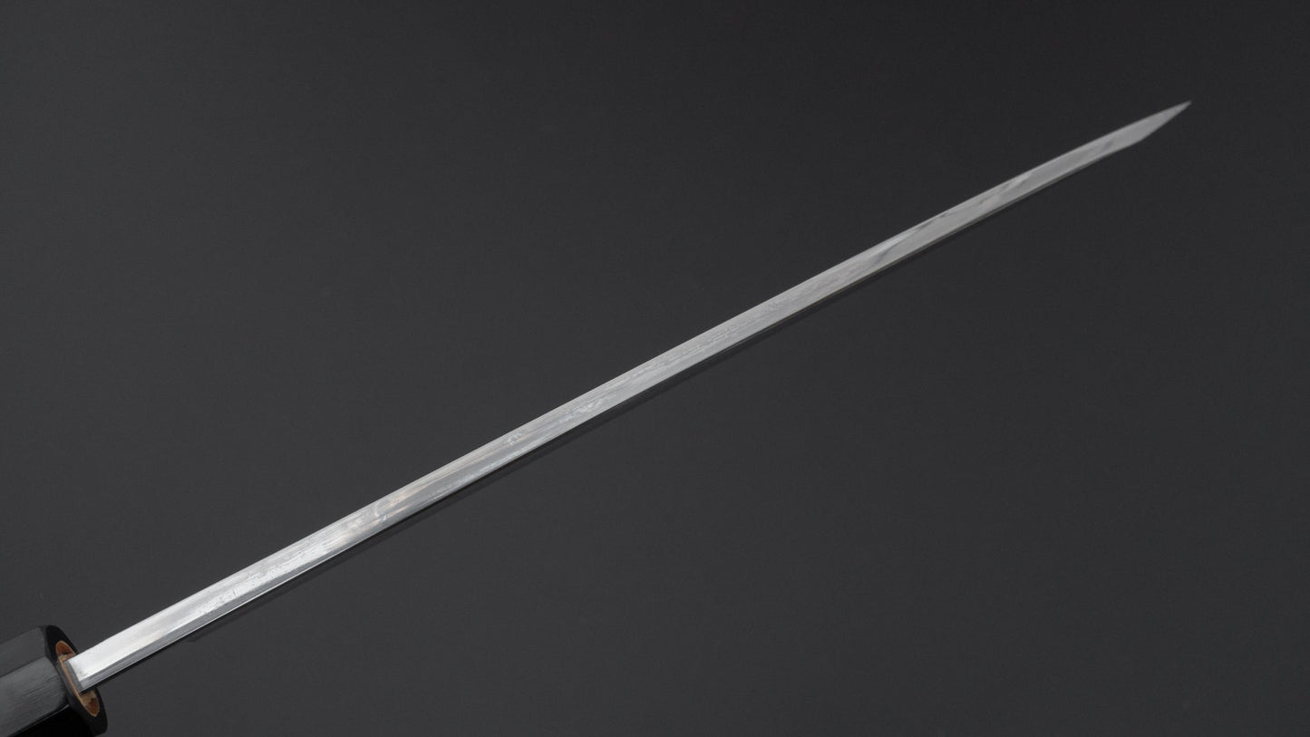 Hitohira Kikuchiyo Manzo Blue #2 Mioroshi Deba 240mm Ho Wood Handle (Saya)