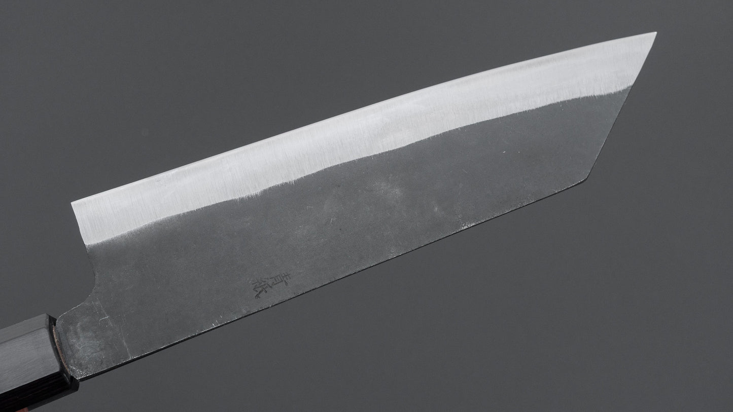 Hitohira Hizen Kurouchi Blue #1 Bunka 190mm Walnut Handle