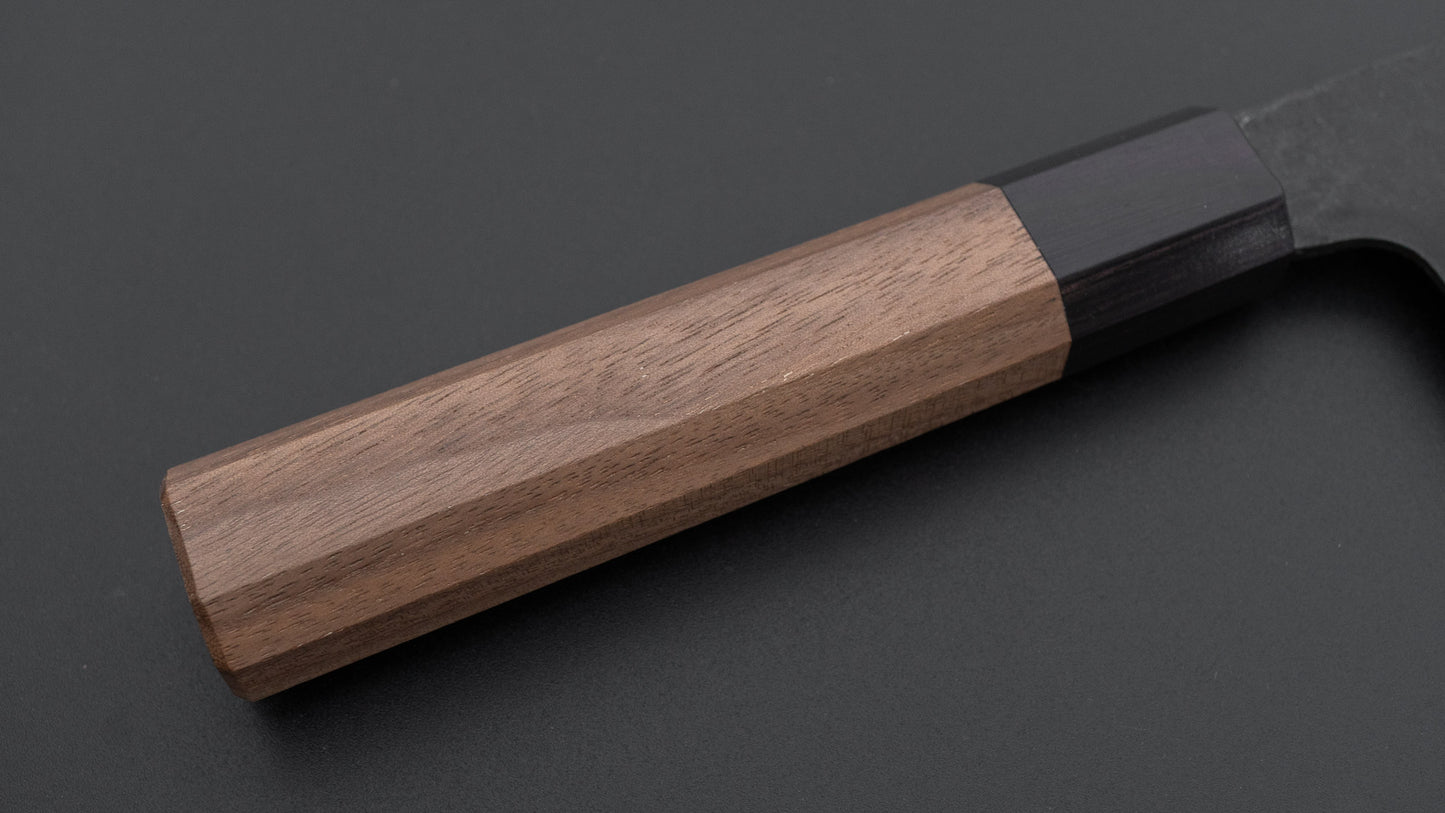 Hitohira Hizen Kurouchi Blue #1 Bunka 190mm Walnut Handle