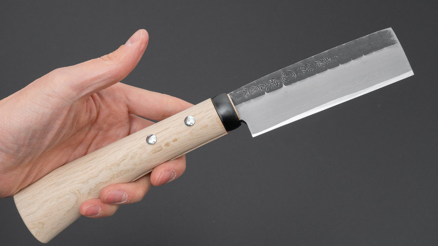 Ajikataya Tsuchime Takewari 105mm Oak Handle (Double Bevel)