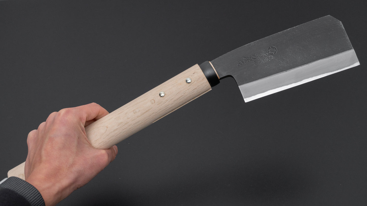 Ajikataya Azuma Bijl 135mm Eikenhouten Handvat (Dubbele Afschuining)