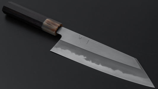 Hitohira Tanaka Kyuzo Blue #1 Migaki Bunka Taihei Makassar ebbenhouten handvat