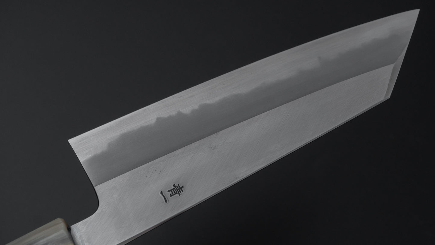 Hitohira Tanaka Kyuzo Blue #1 Migaki Bunka Taihei Makassar Ebony Handle