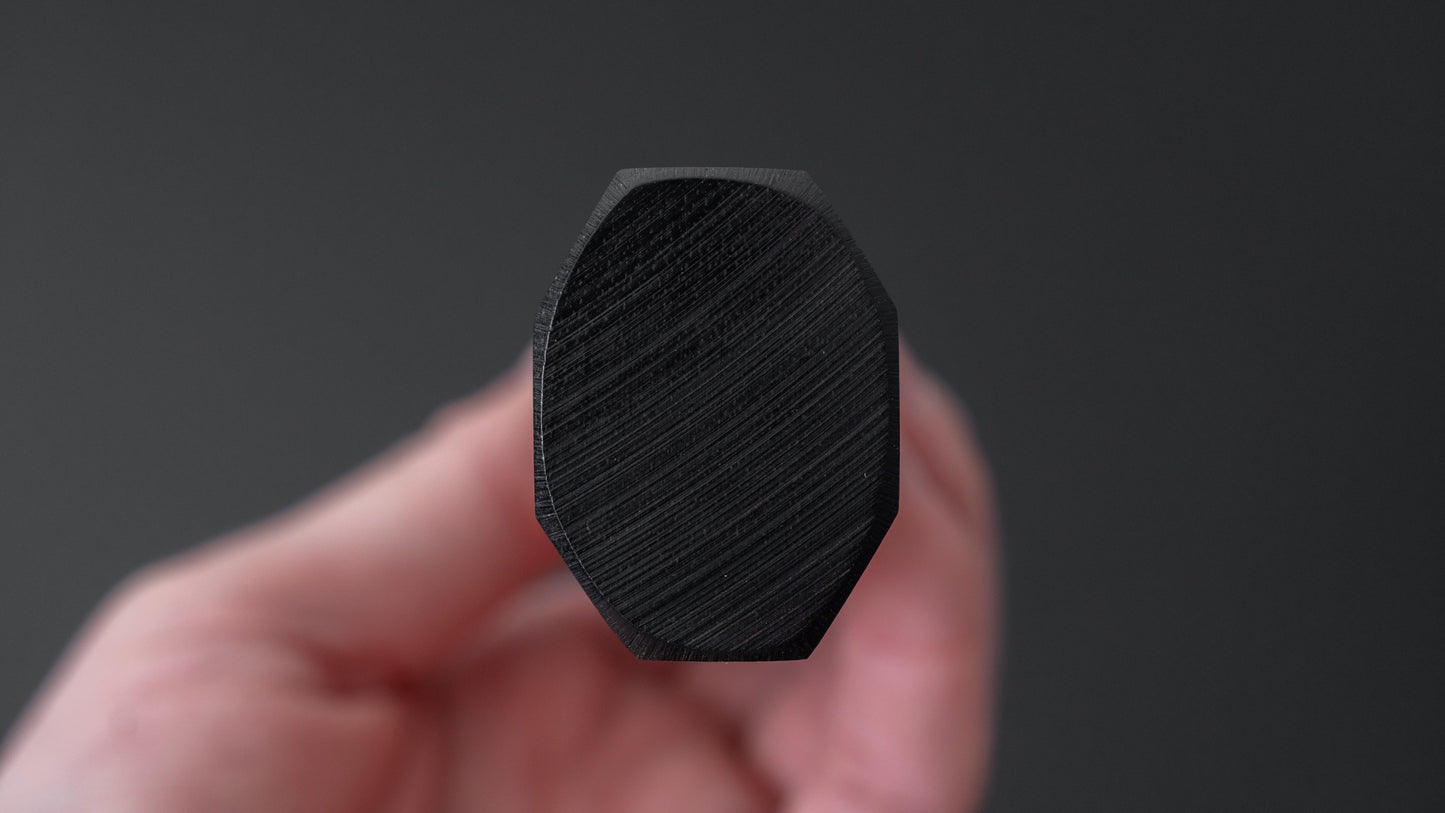 Hitohira Tanaka Kyuzo Blue #1 Migaki Bunka Taihei Makassar Ebony Handle