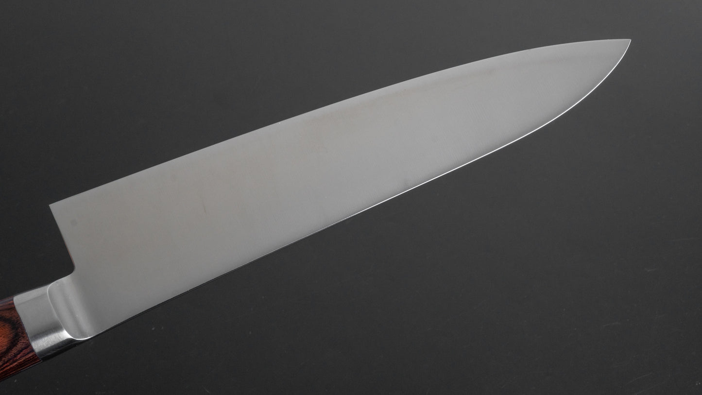 Hitohira KH RVS Gyuto 210mm Imitatie Mahonie Handvat