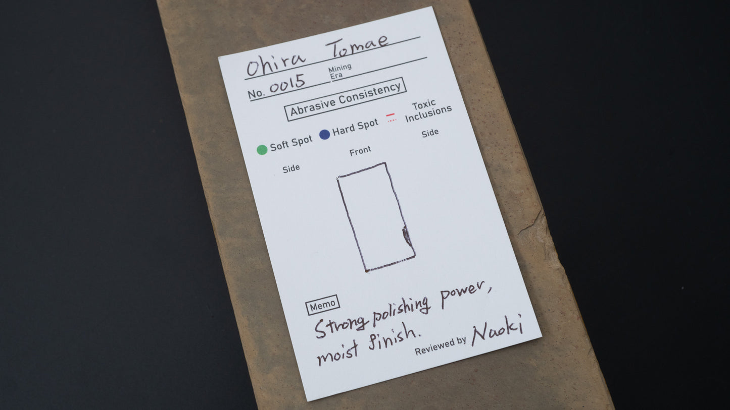 Hitohira geplukt Ohira Tomae natuursteen (nr. 0015)