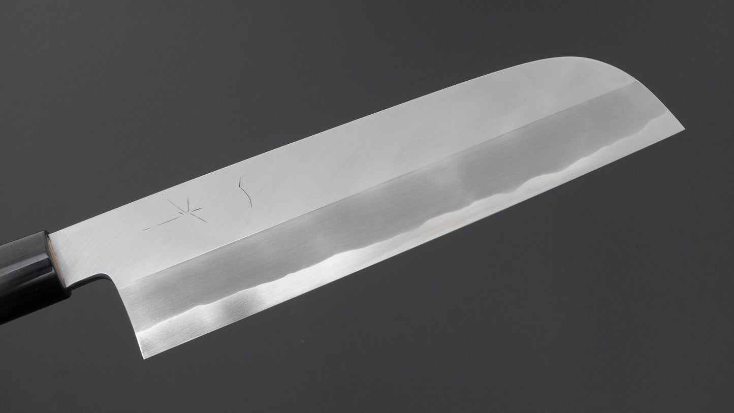 Hitohira Togashi White #2 Kamagata Usuba 240mm Ho Wood Handle (D-Shape/ Saya)