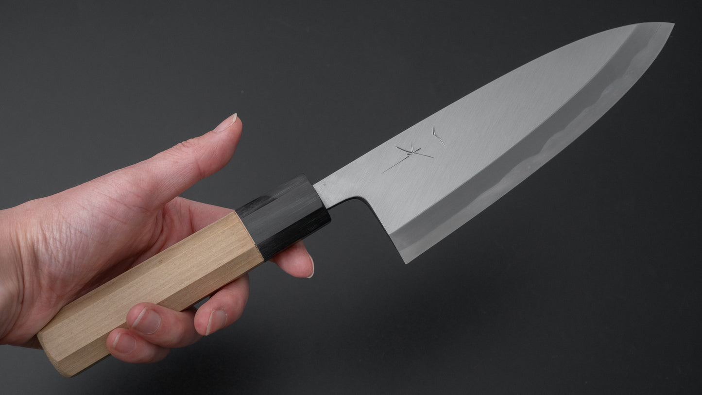 Hitohira Togashi Blue #2 Deba 165mm Ho Wood Handle (Saya)