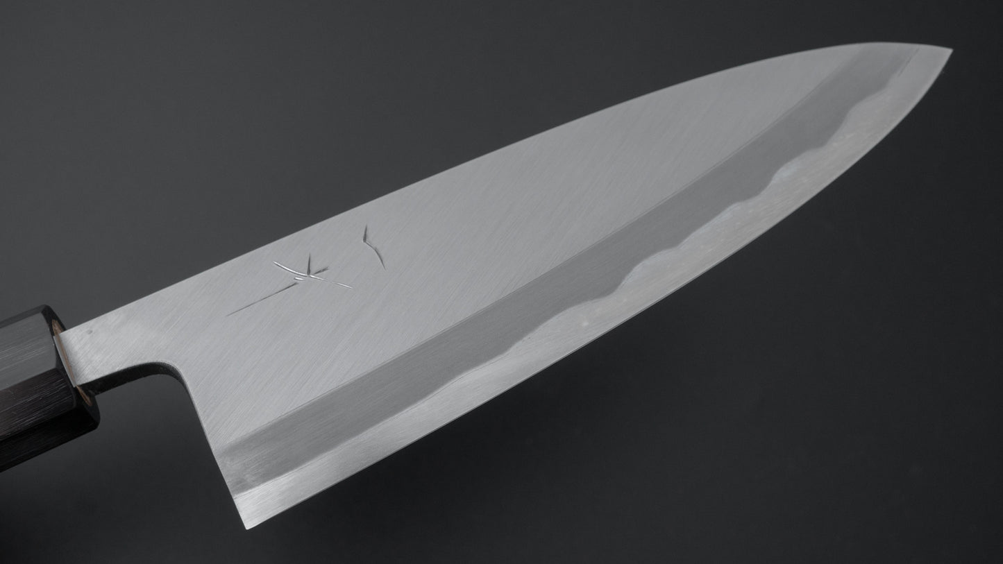 Hitohira Togashi Blue #2 Deba 165mm Ho Wood Handle (Saya)