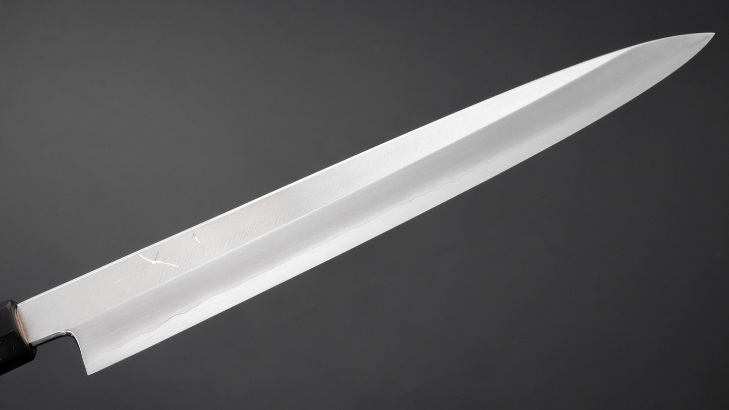 Hitohira Kikuchiyo Rikichi Silver #3 Yanagiba 270mm Ho Wood Handle (Saya)