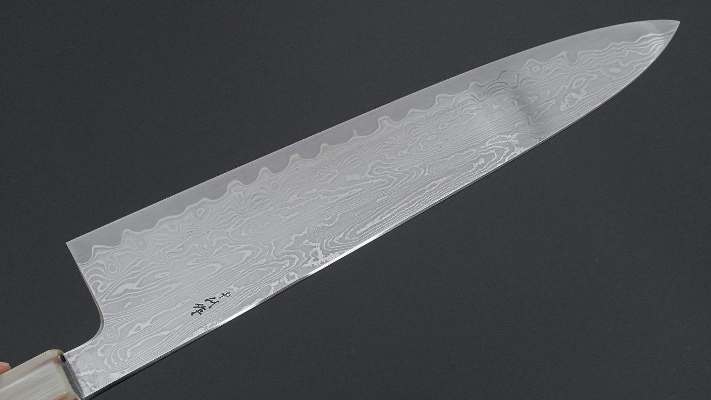 Hitohira Nakagawa Izo SG STRIX Gyuto 240mm Ebony Handle