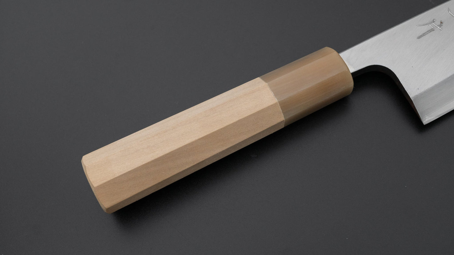 Hitohira Silver #3 Deba 150mm Ho Houten Handvat