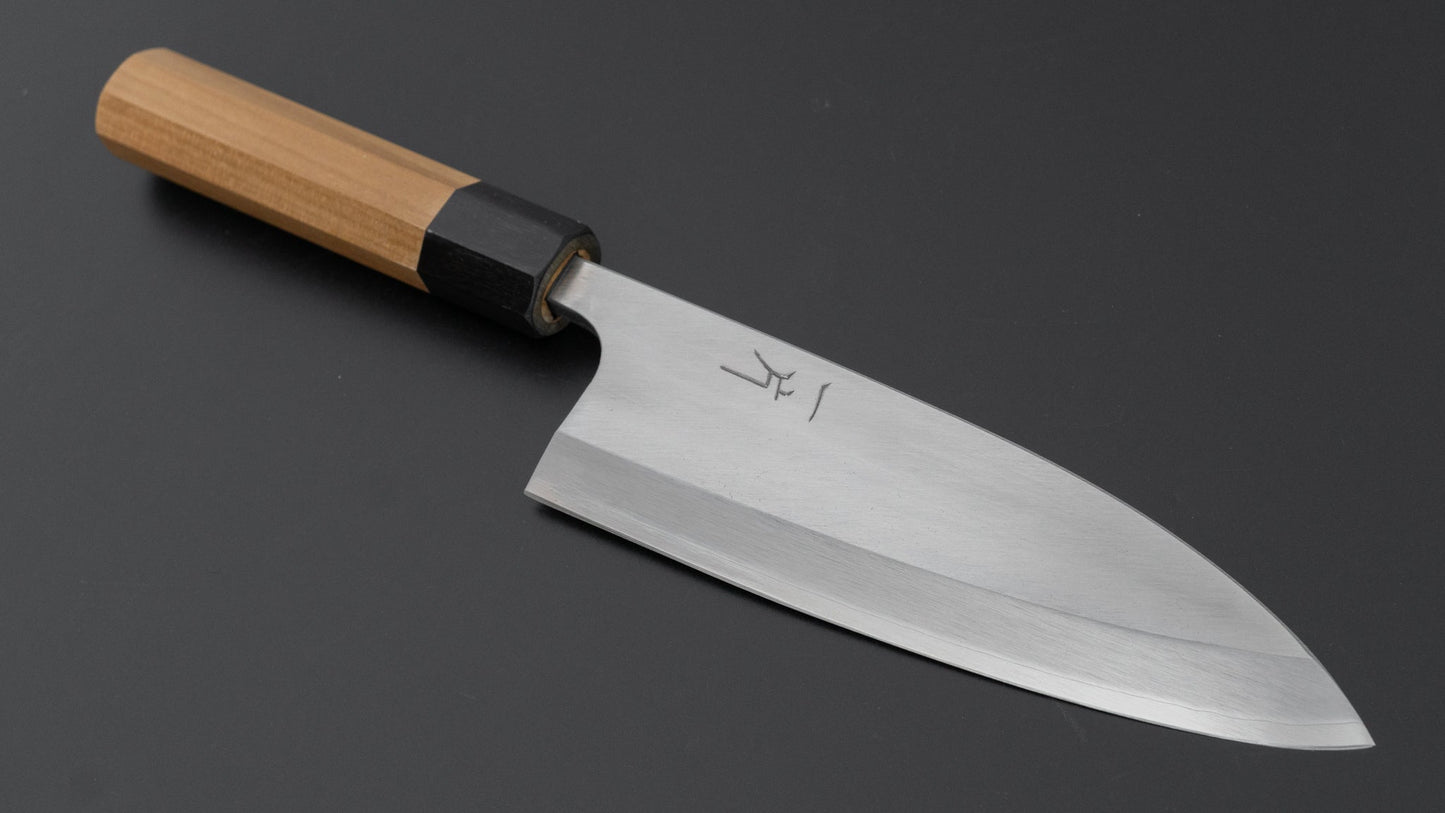Hitohira Silver #3 Deba 165mm Ho Wood Handle