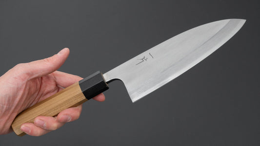 Hitohira Silver #3 Deba 165mm Ho Wood Handle