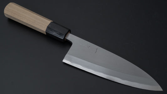 Hitohira Togashi Blue #2 Deba 150mm Ho Wood Handle (Saya)