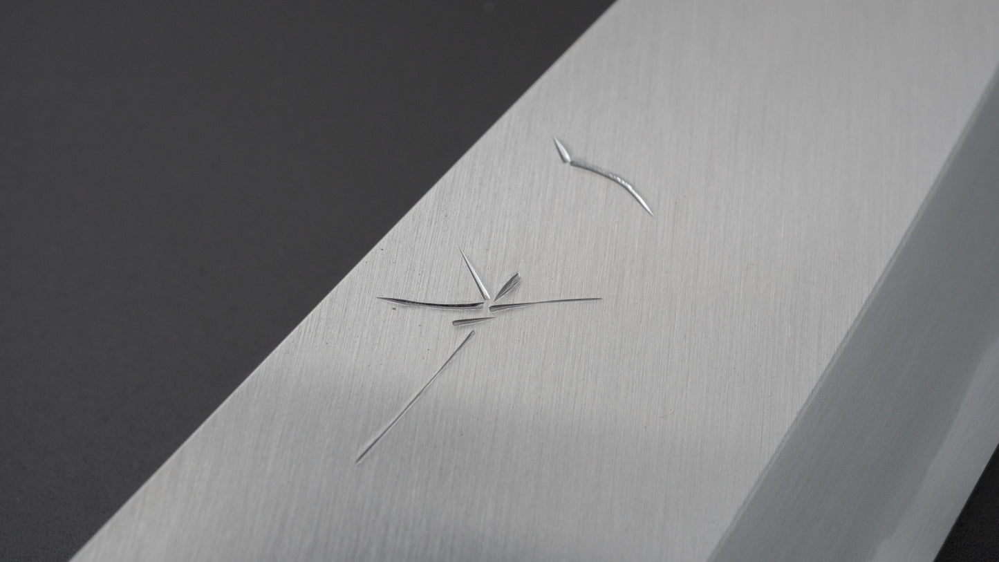 Hitohira Togashi Blue #2 Deba 150mm Ho Wood Handle (Saya)