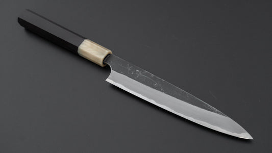 Hitohira Togashi Blue #2 Kurouchi Petty 165 mm ebbenhouten handvat