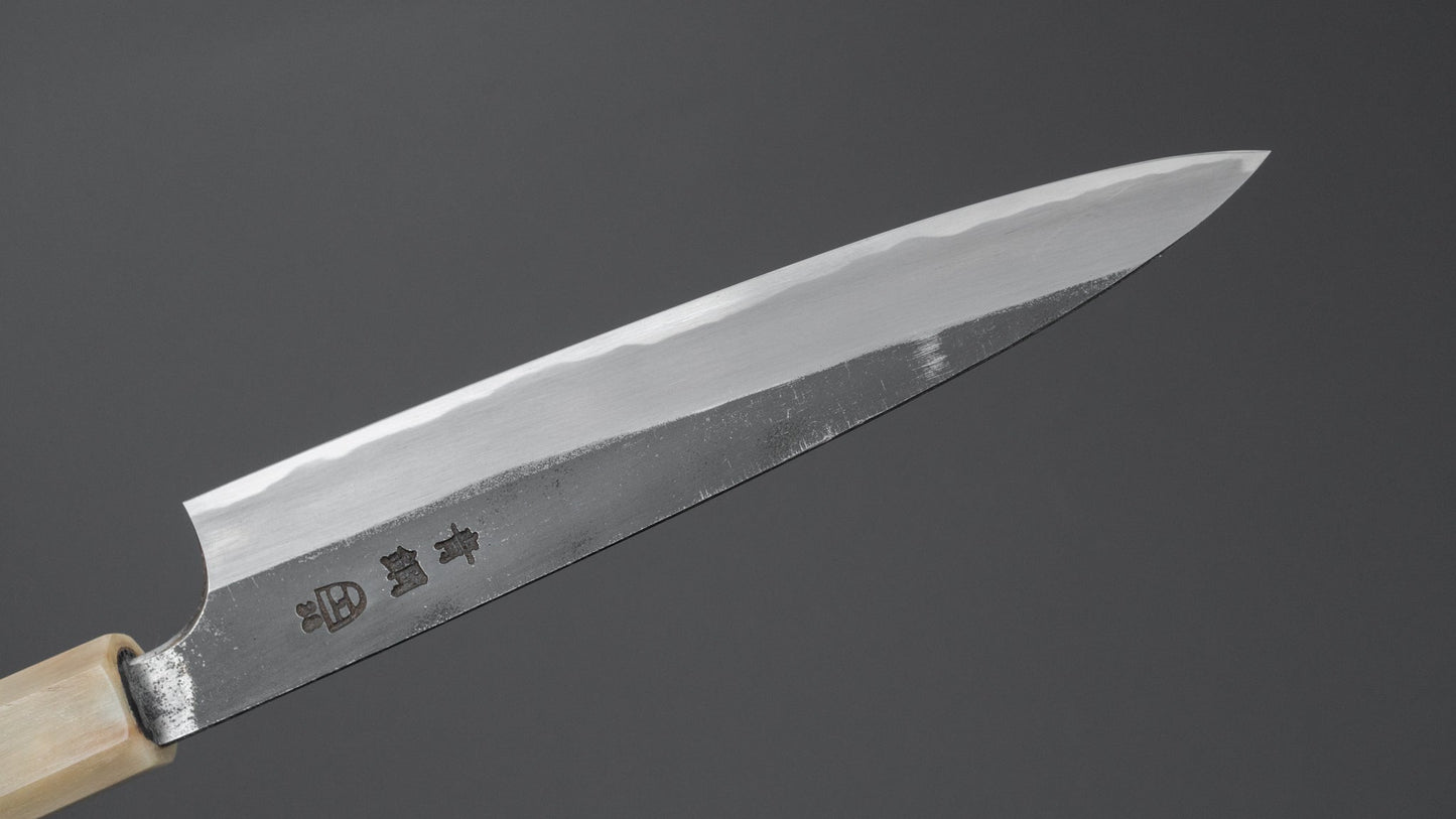 Hitohira Togashi Blue #2 Kurouchi Petty 165mm Ebony Handle