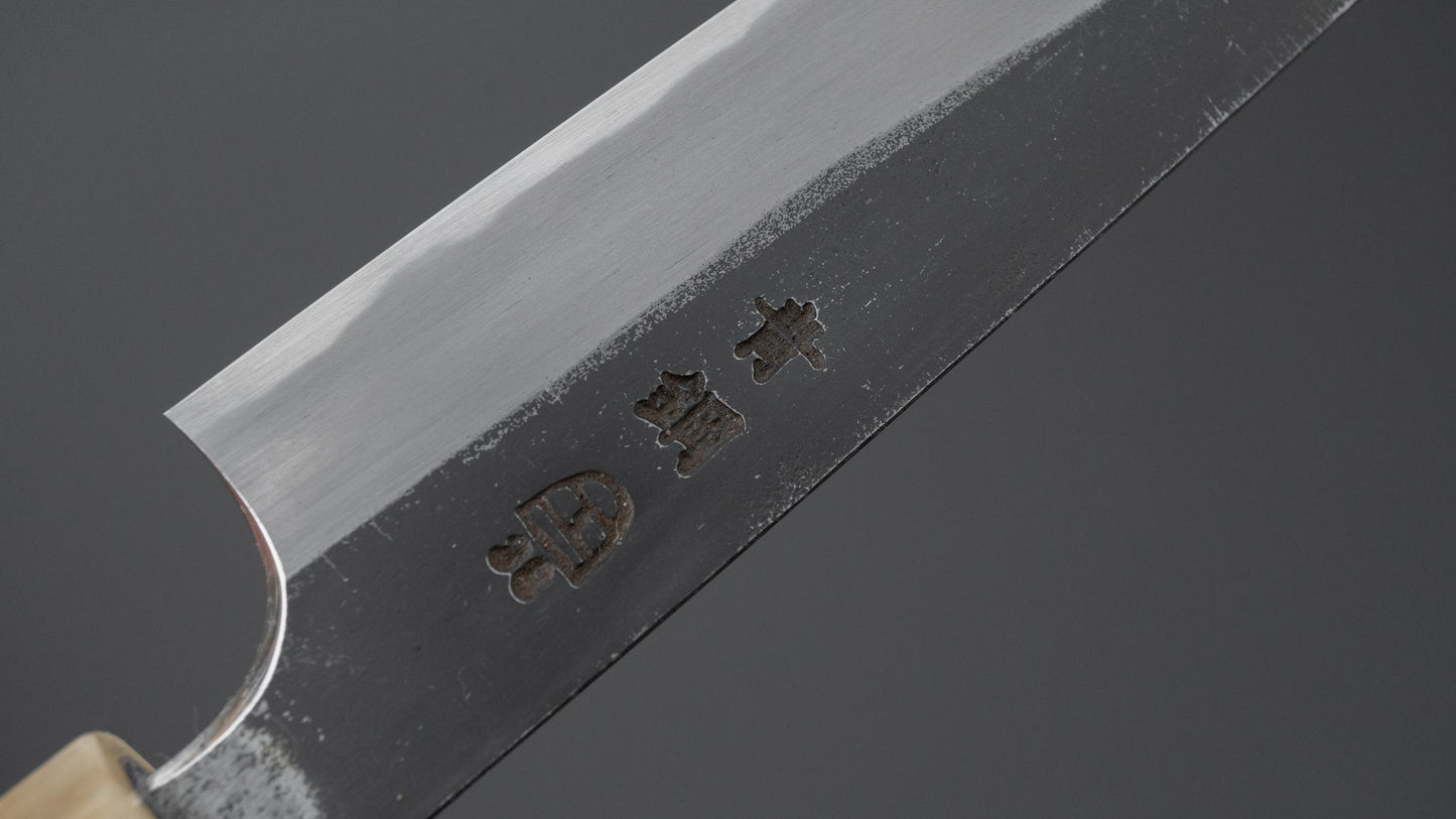 Hitohira Togashi Blue #2 Kurouchi Petty 165mm Ebony Handle