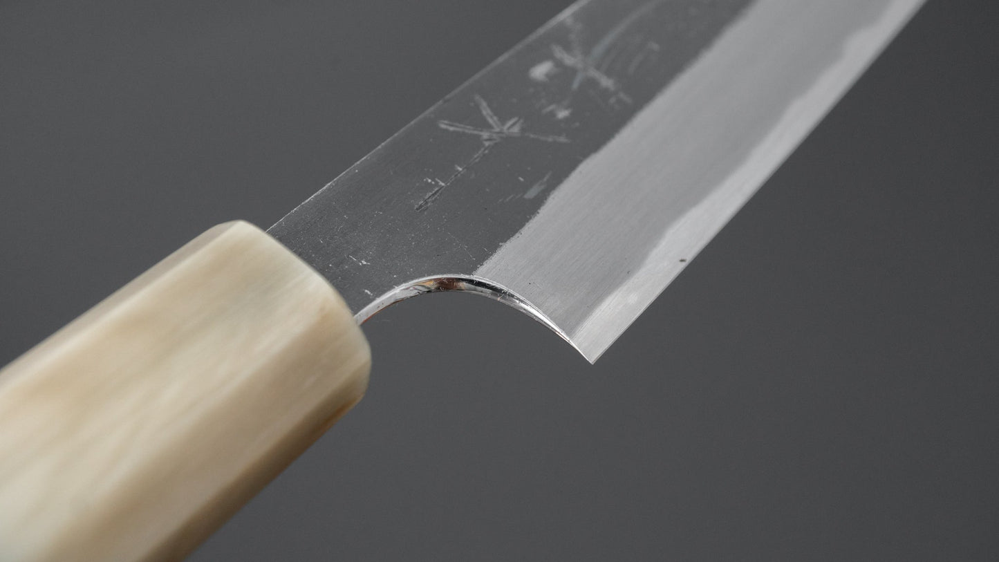 Hitohira Togashi Blue #2 Kurouchi Petty 165mm Ebony Handle