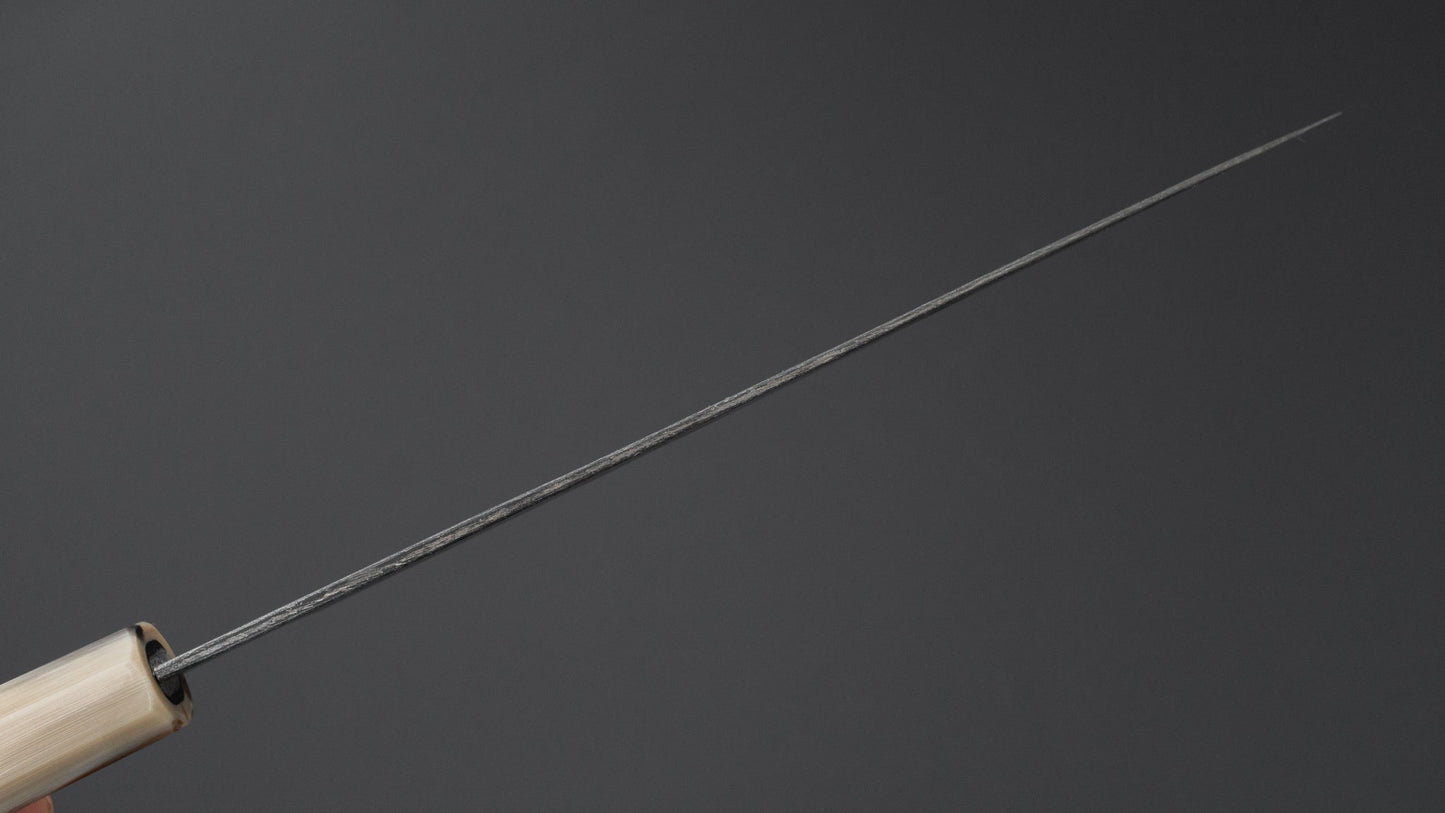 Hitohira Togashi Blue #2 Kurouchi Gyuto 210mm Ebony Handle