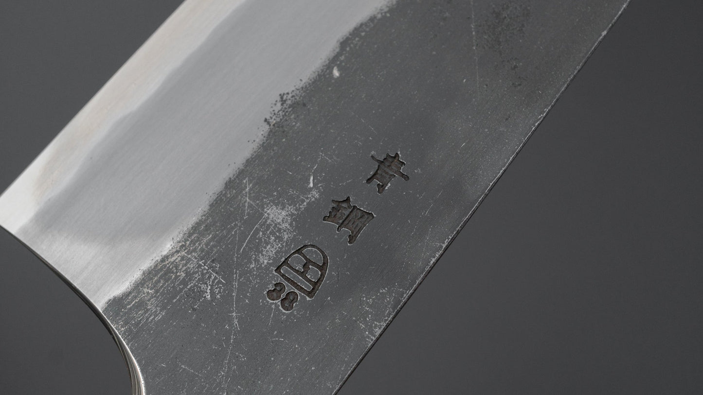 Hitohira Togashi Blue #2 Kurouchi Gyuto 210mm Ebony Handle