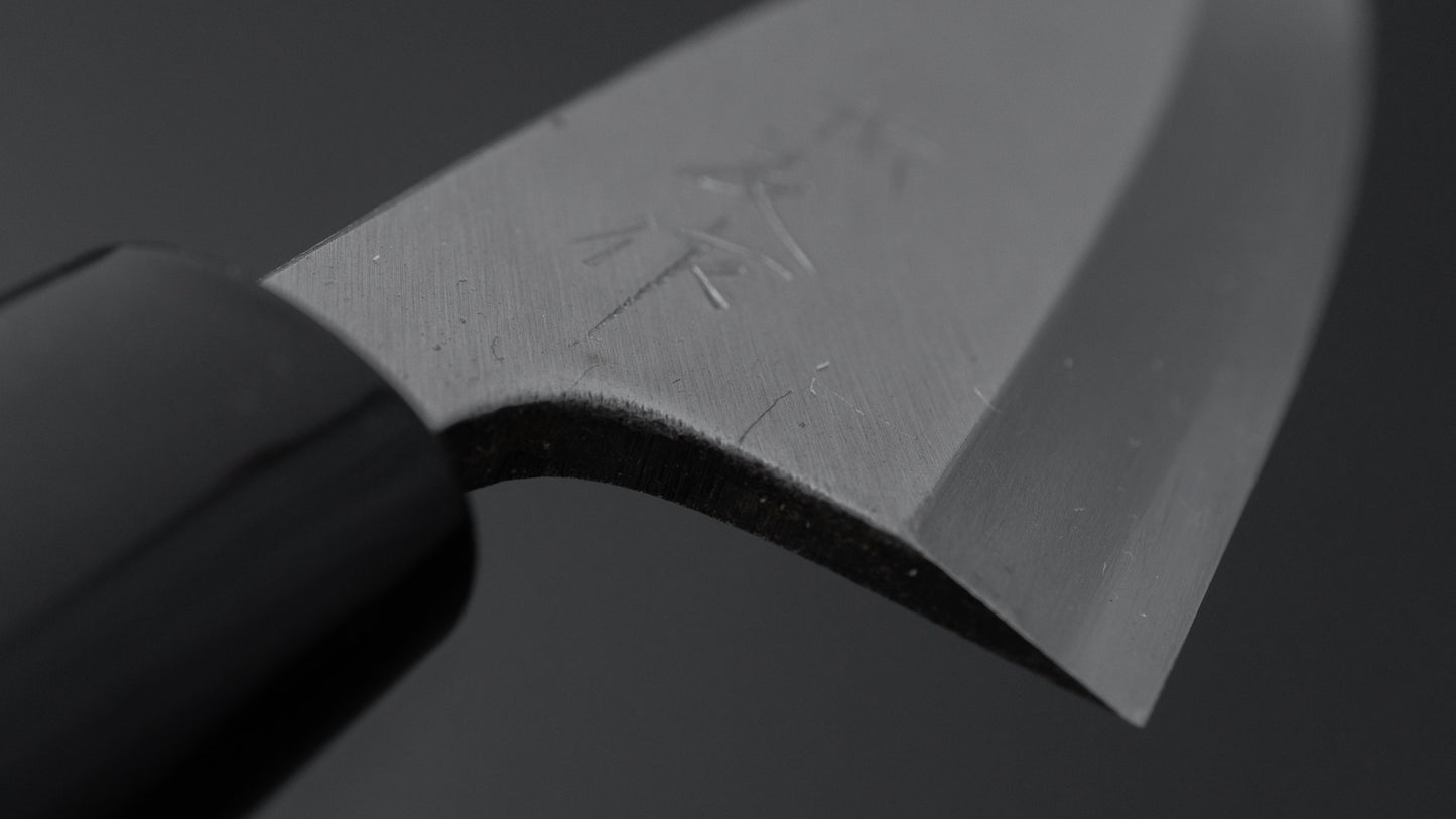 Morihei Yoshitomo Deba 90mm Poplar Handle