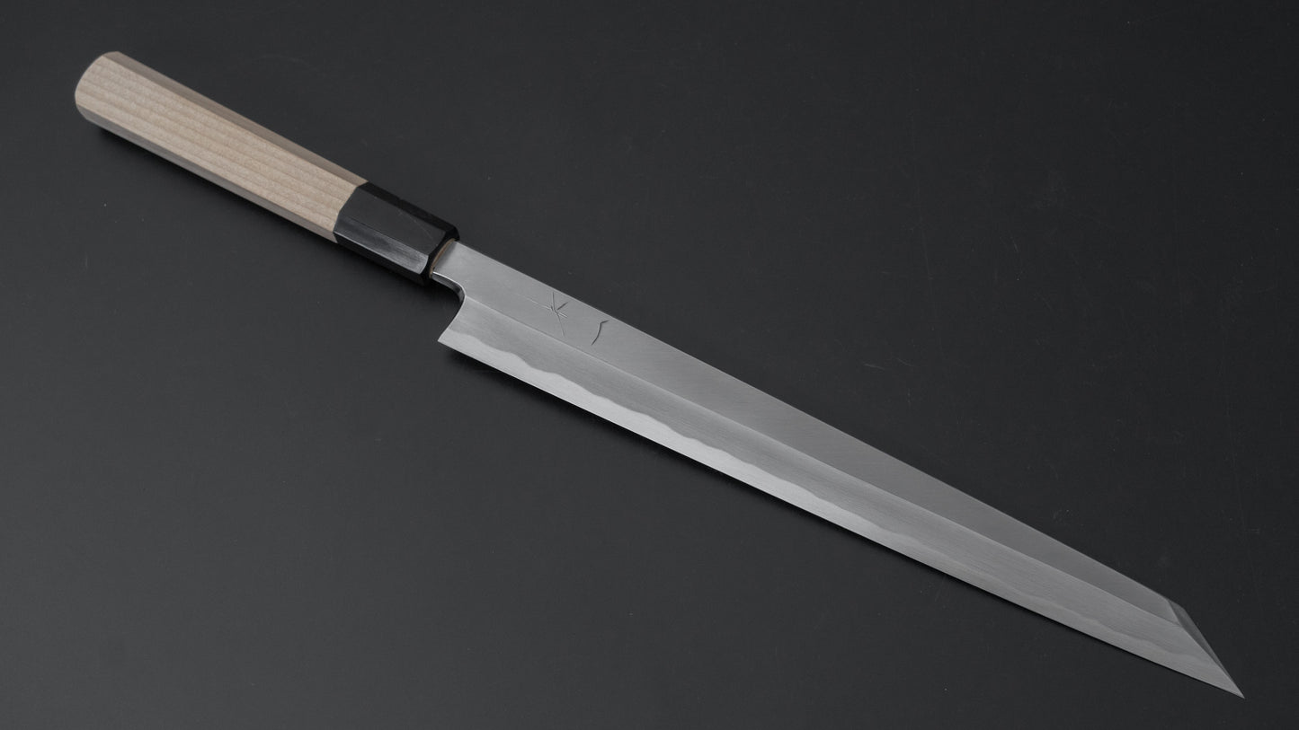 Hitohira Tanaka Mosuke Blue #1 Kiritsuke Yanagiba 270mm Ho Wood Handle (Saya)