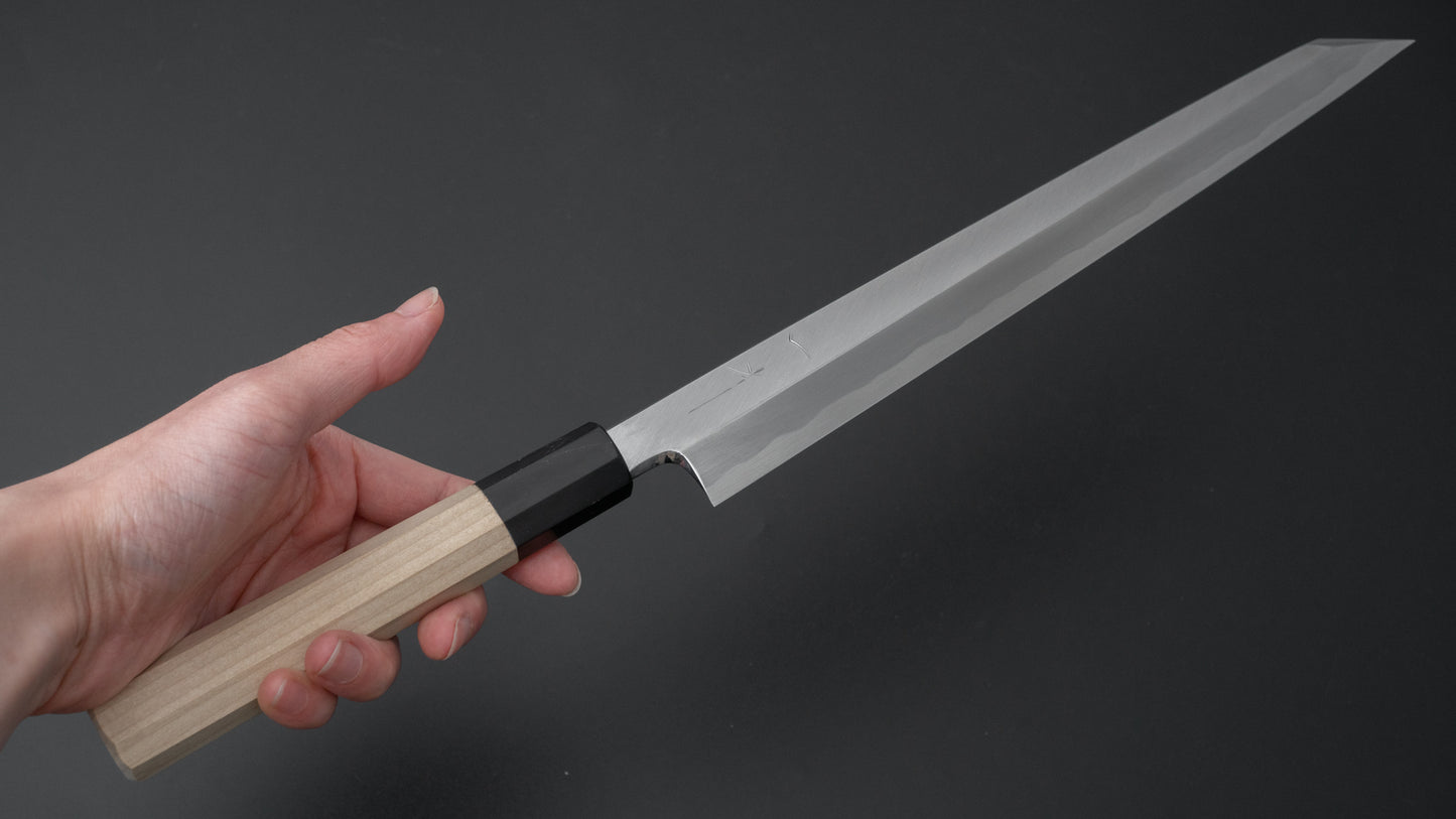 Hitohira Tanaka Mosuke Blue #1 Kiritsuke Yanagiba 270mm Ho Wood Handle (Saya)