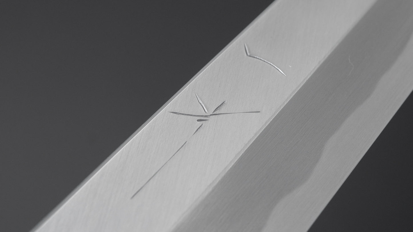 Hitohira Tanaka Mosuke Blue #1 Kiritsuke Yanagiba 270mm Ho Wood Handle (Saya)