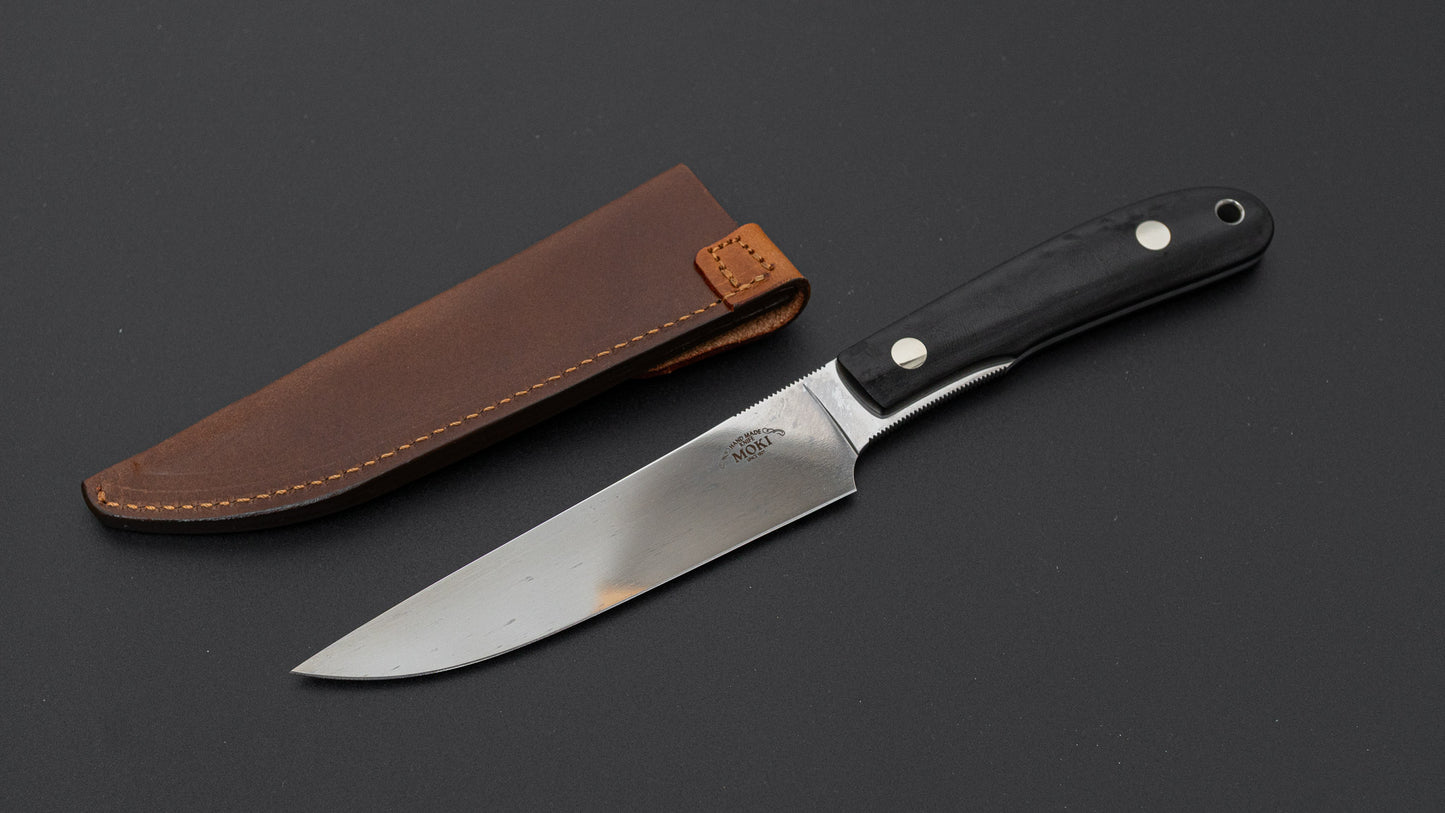 MOKI Banff VG-XEOS Fixed Blade Linen Micarta Handle (Epi)