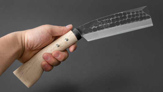 Ajikataya Tsuchime Hatchet 150mm Oak Handle (Double Bevel)