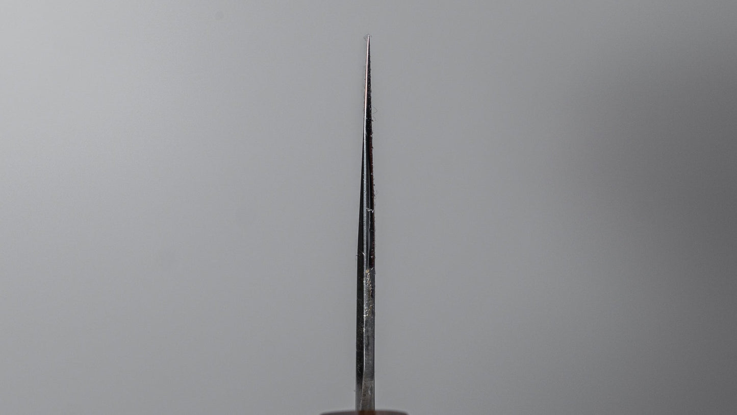 Hitohira Togashi White #1 Notaremon Mizu Honyaki Nakiri Taihei Makassar Ebony Handle (#105/ Saya)