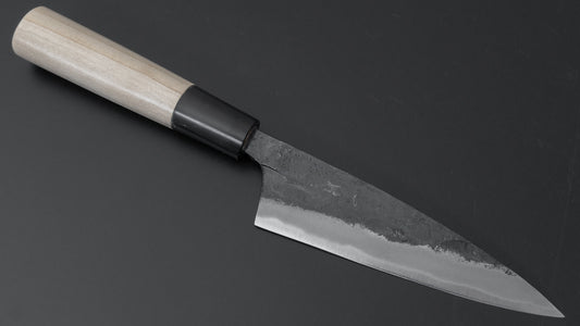 Hitohira Tosa Kurouchi Blue #2 dubbele schuine Deba 120 mm Ho houten handvat