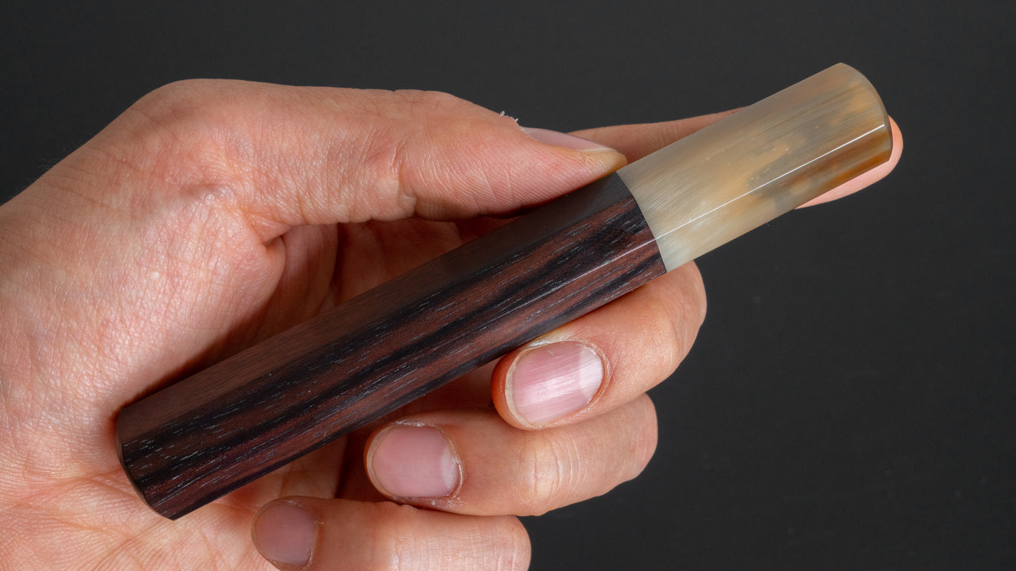 Taihei Makassar Ebony Octagonal Handle (Petty 120mm)
