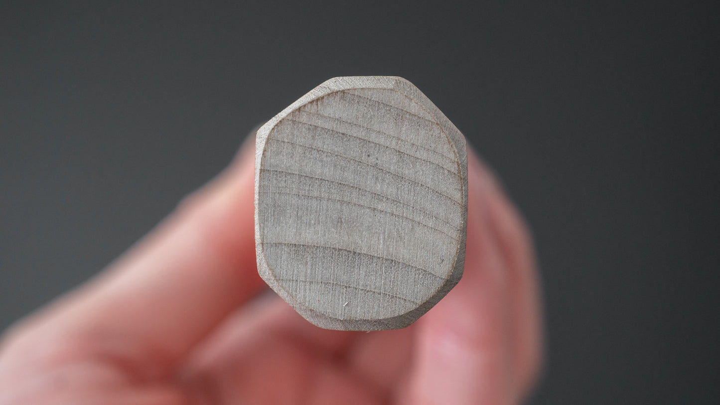 Hitohira White #2 Damascus Single-Bevel Honesuki Kaku 150mm Ho Wood Handle