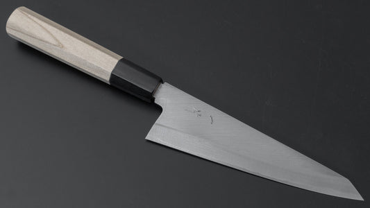 Hitohira White #2 Single-Bevel Honesuki Kaku 150 mm Ho houten handvat
